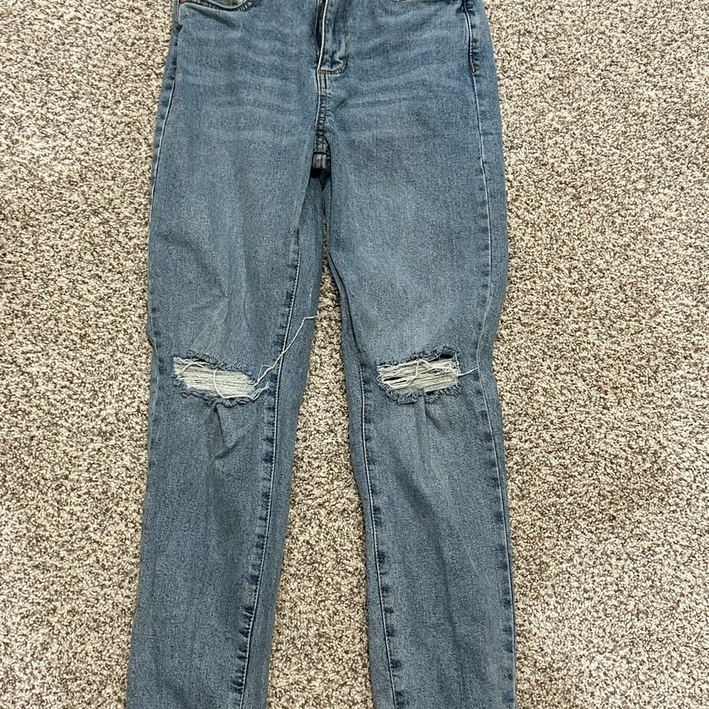 Cotton On Blue Straight Leg Jeans